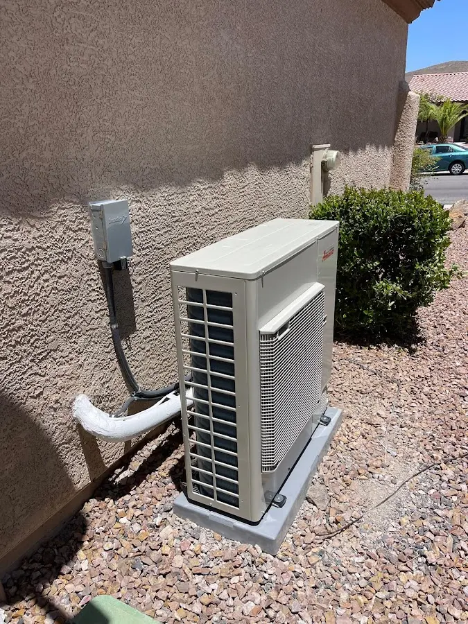 Residential air conditioning condenser unit in Carrollton